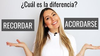 Recordar vs Acordarse vs Acordar vs Recordarse❓ | How to Say to REMEMBER, recall, remind in Spanish