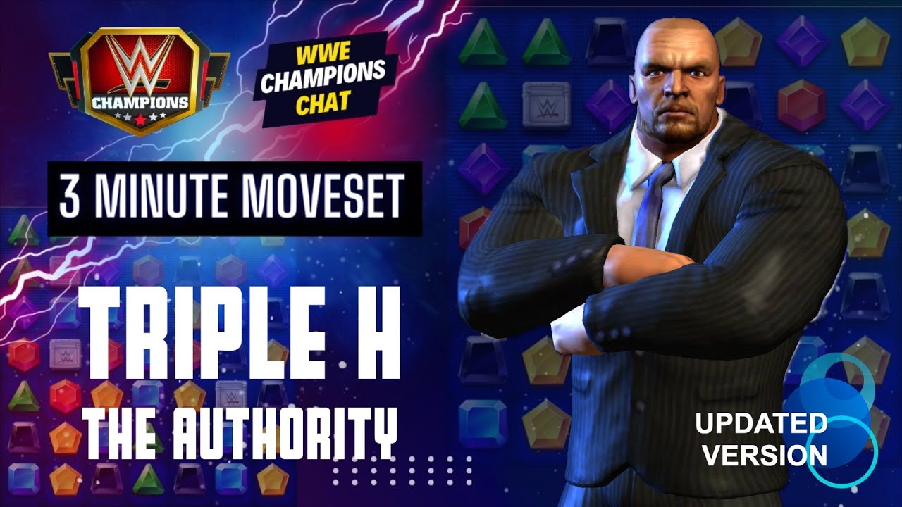 Triple H HHH "The Authority" | 3 Minute Movesets | WWE Champions ...