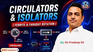Circulator & Isolator: Ferrite Materials & Faraday Rotation Explained | GATE, ESE