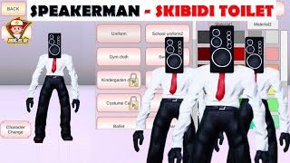 Ada Karakter Baru SPEAKERMAN SEMI TITAN SKIBIDI TOILET di SAKURA SCHOOL SIMULATOR #skibi #skibididop