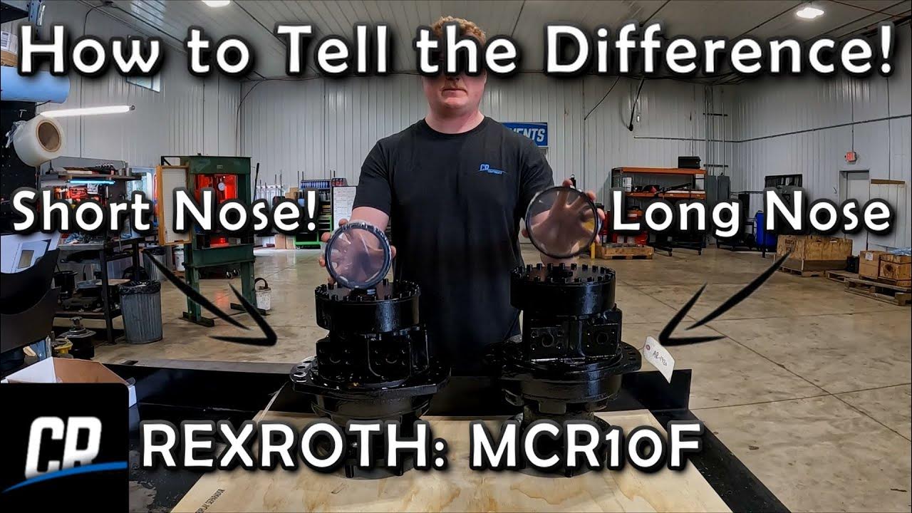Bobcat Long Nose vs Short Nose Final Drive Motor Differences (Side by