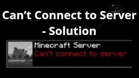 Minecraft Me Can’t Connect to Server Kaise Fix Kare - Solution