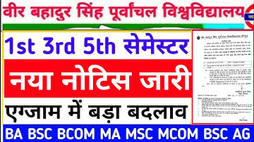 Vbspu नोटिस जारी|Vbspu News Today|Vbspu Exam Date 2025|Vbspu Examination Form 2025|Vbspu Exam Form
