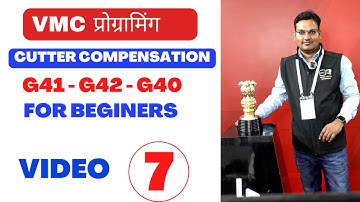 vmc programming - cutter comensation - cutter radius compensation - vmc for beginners