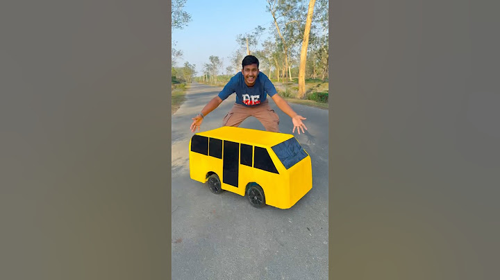 Home made car se home made rc bus
