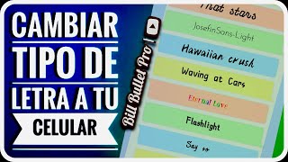CAMBIA ESTO EN TU CELULAR YA  2023, como cambiar tipo de letra desde el celular sin aplicaciones screenshot 2