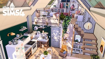 Tiny Loft 🪴 | The Sims 4 - Speed Build (NO CC)