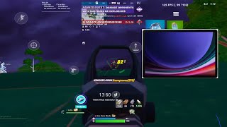 120 FPS FORTNITE MOBILE RANKED GAMEPLAY (Samsung Galaxy Tab S9+)