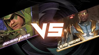 INJUSTICE 2 - Arqueiro Verde vs. Raio Negro (Very Hard)
