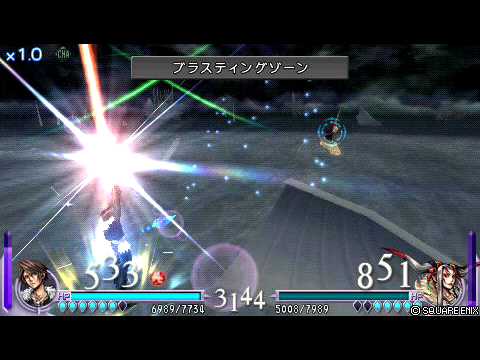 ＦＦ ディシディア　スコールｖｓアルティミシア　リアともと対戦