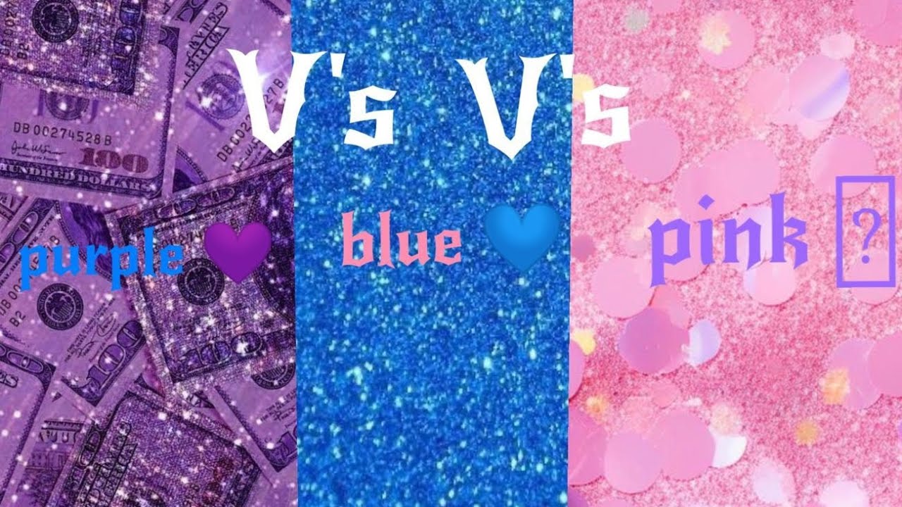 Select your favorite color 💜🩵🩷#