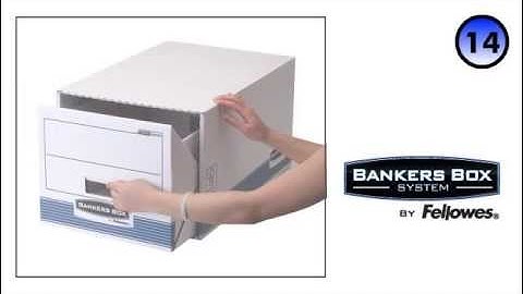Bankers Box® Blue System Storage Drawer Assembly Video