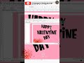 Valentine Day poster | social media poster in coreldraw #shorts #valentinesday #banner #flyer #viral