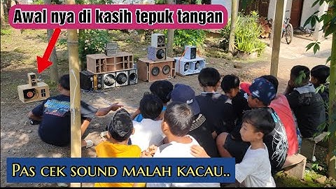 Bocah SD ngadakan cek sound bareng,, serasa kopdar beneran
