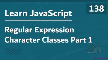 Learn JavaScript In Arabic 2021 - #138 - Regular Expressions - Character Classes Part 1