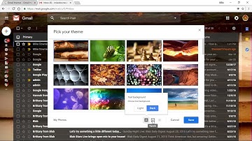 New Gmail Themes - A look at what you can Customise