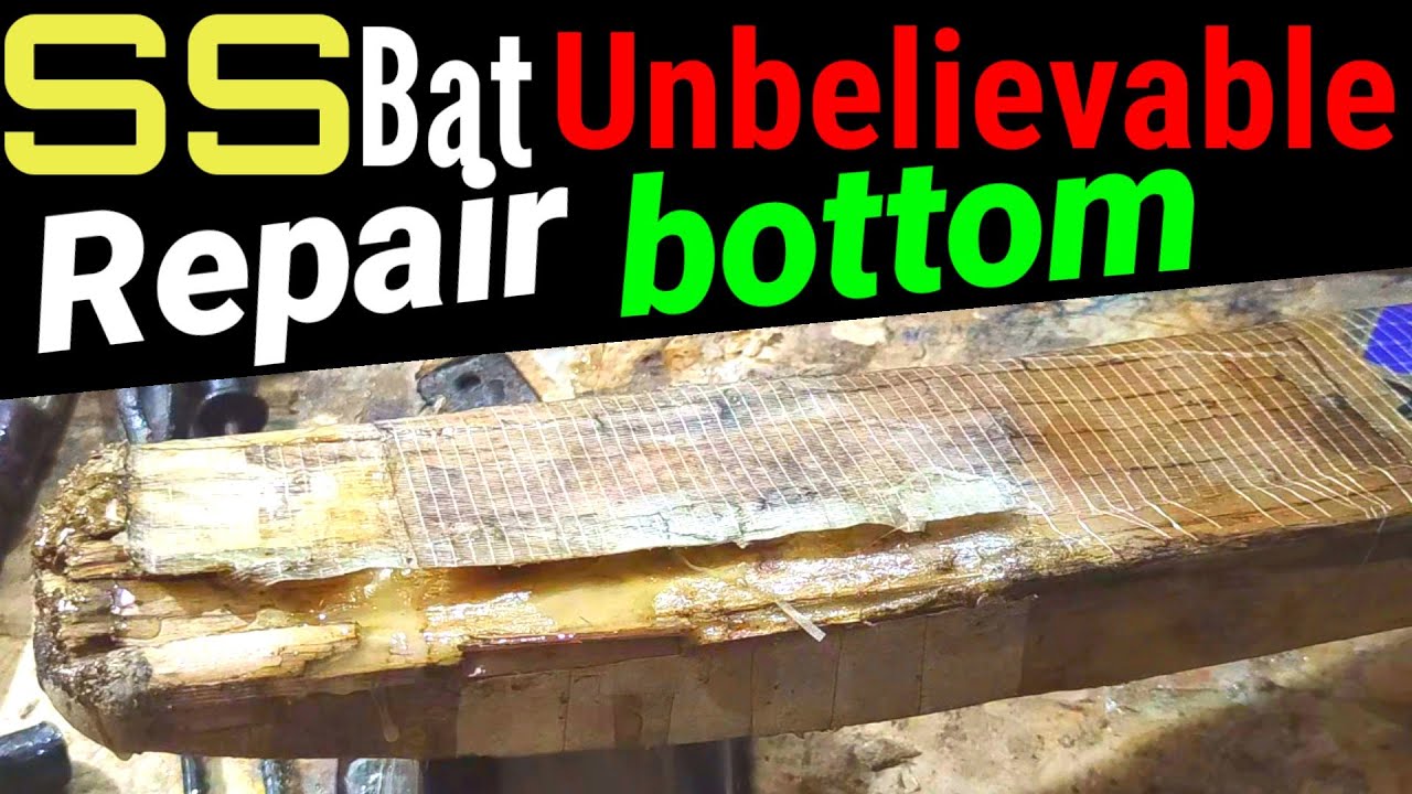 SS bat unbelievable repair || bat repair adda || cricket kit || bat ...