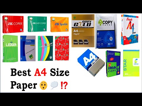 Best A4 size paper for Xerox & Color Print for all printer full detailing video in