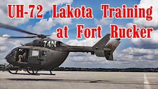 UH72 Lakota Helicopters at Fort Rucker, Alabama for Training