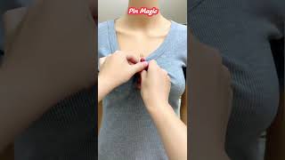 3 Clever Safety Pin Styling Ideas You’ll Love!#fashionshorts #fashion