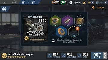 Nfs no limits : Pagani Zonda Cinque maxed out plus 10 Tuned points