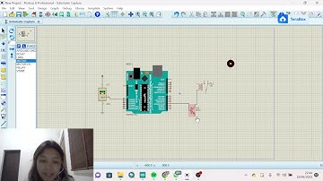 Membuat project uas Simulasi automatic fan arduino dengan sensor temperature diproteus
