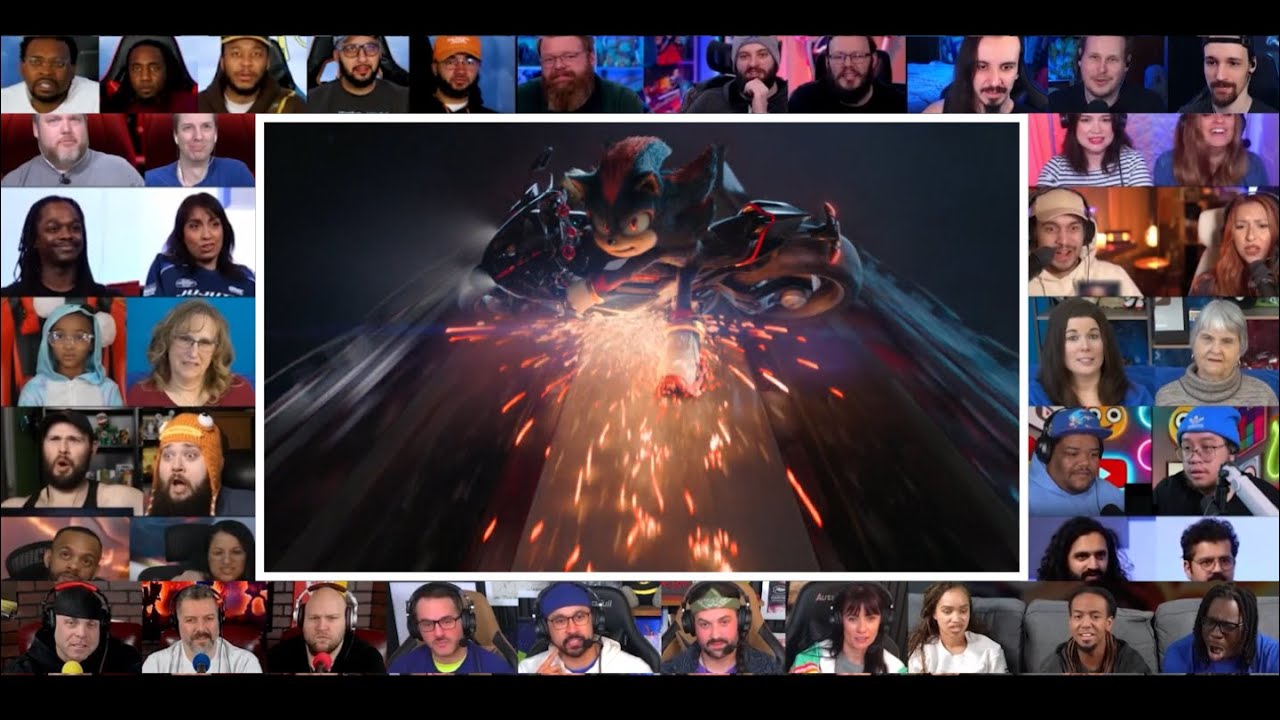Team Sonic Vs Shadow scene | Sonic The Hedgehog 3 (2024) | Reaction Mashup