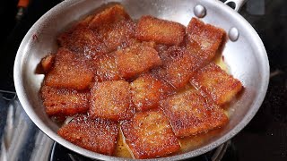 మ ఇటల అదర ఇషటపడ బరడ హలవ ఇలచసత Extra టసటBread Halwa Recipe In Telugueasy Sweet