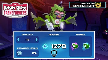 Angry Birds Transformers - Spark Run Series - Level 118 - Featuring Level 25 Greenlight