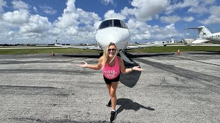 My First Time Flying IN A Private Jet!