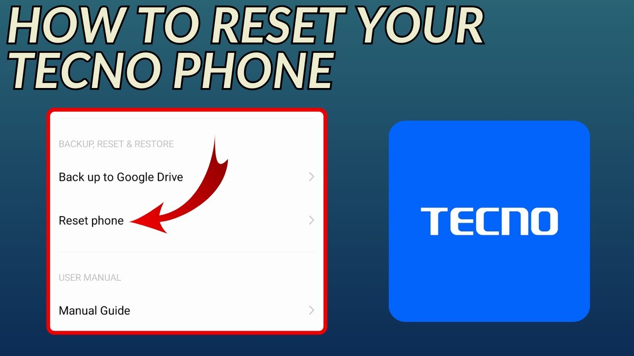 How to Reset Tecno Phone (2026) | Hard Reset Tecno Phone