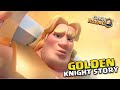 The FIRST Clash Royale Hero's ORIGIN STORY! Golden Knight Backstory | Clash Champions Stories