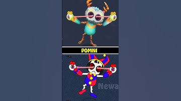 Knurv on Mythical Island – Original VS Pomni NEW Version | My Singing Monsters || MSM Pixel