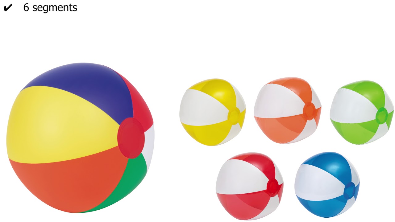 Ballon de plage OCEAN (multicolore, 0,16 mm PVC, Sans phtalates, 55g) comme  objets publicitaires Sur