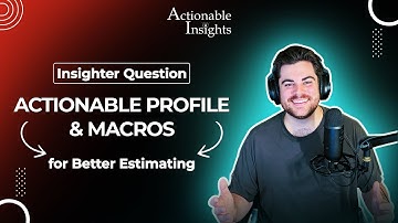 Actionable Profile and Macros | Insighter Intro Calls