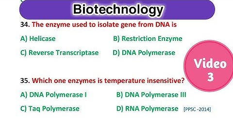 biotechnology - biotechnology mcq questions - biotechnology mcq - part 3