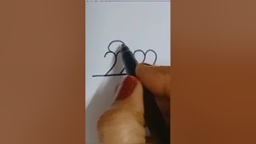 A few numbers and letters to draw two birds #simplestrokes #draw #simpledrawing #digitalpainting