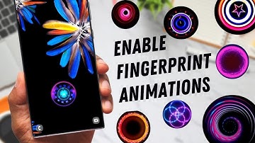 Enable FINGER PRINT ANIMATIONS on Android/Samsung Galaxy Phones!