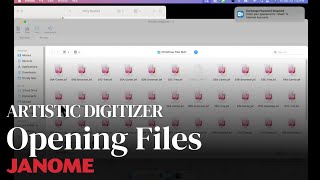 Opening Files in Artistic Digitizer
Opening Files in Artistic Digitizer Opening Files in Artistic Digitizer