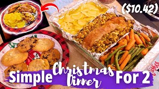 Simple Christmas Dinner For 2 For $10.42 From Walmart | Budget Dinner Meal