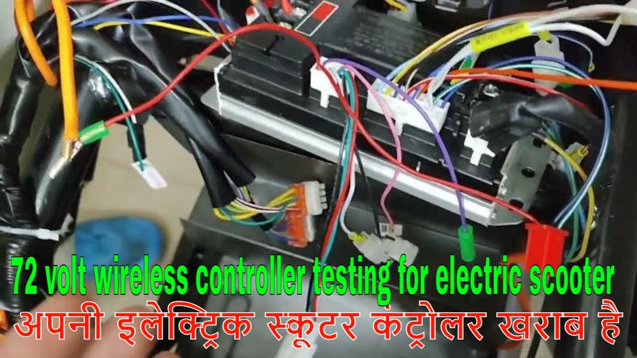 72 volt wireless controller testing for electric scooter komaki x4 and