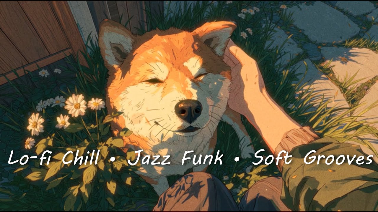 Don’t Think Too Much — Lo-fi Jazz Funk with a Shiba (1 Hour Chill Beats)