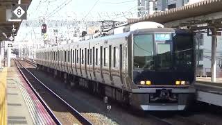 JR神戸線321系近アカD26 A普通須磨行き 芦屋駅入線ミュージックホーン吹鳴