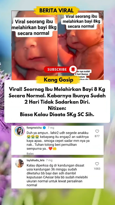 perjuangan seorang ibu melahirkan bayi 8 kg secara normal