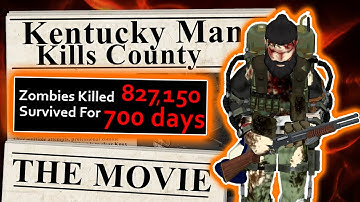 I Killed Every Zombie In Project Zomboid