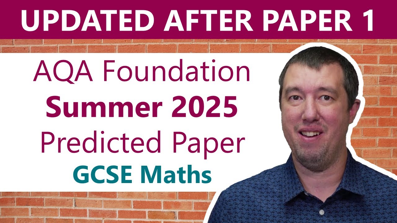 June 2025 Predicted Maths GCSE Paper 2 Calculator AQA (Foundation ...