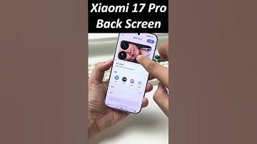 Xiaomi 17 Pro Back Screen Personalization Setting