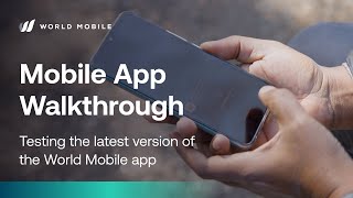 World Mobile App Walkthrough screenshot 1