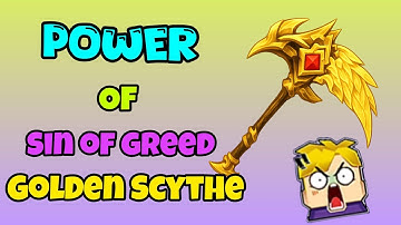 Sin Of Greed Golden Scythe Testing | Offers for Sin of Greed Scythe | #skyblock | #blockmango 🤑