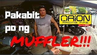 Pakabit nga po ng Muffler | Orion Racing Pipe | CFMoto 400NK NK400 Philippines